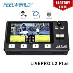 FEELWORLD L2 PLUS Multi-camera Video Mixer Switcher with 5.5