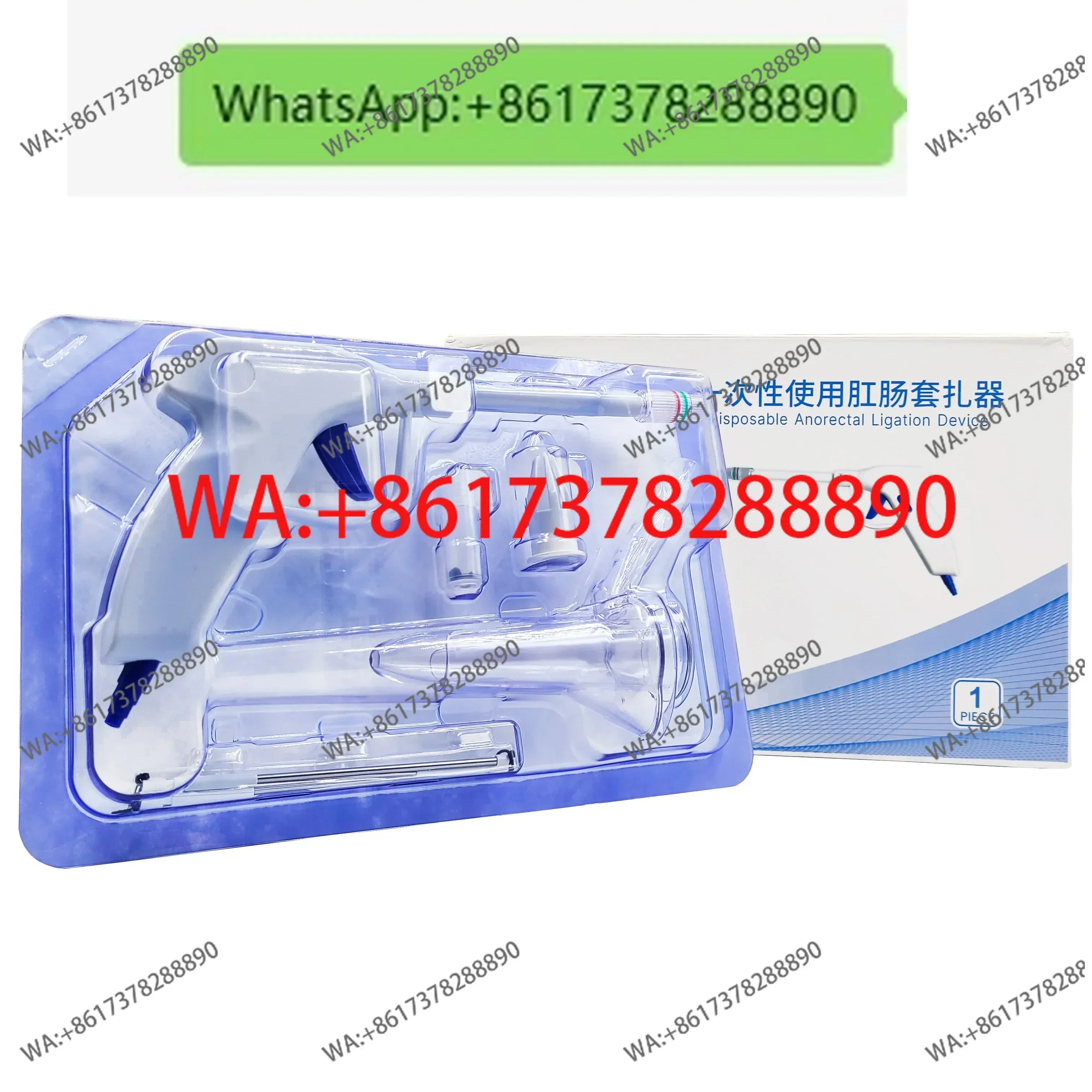 Disposable Anorectal Ligator Hemorrhoid Ligator with Rubber Ring Elastic Wire for Ligation of Benign Polyps Medical Surgical Too