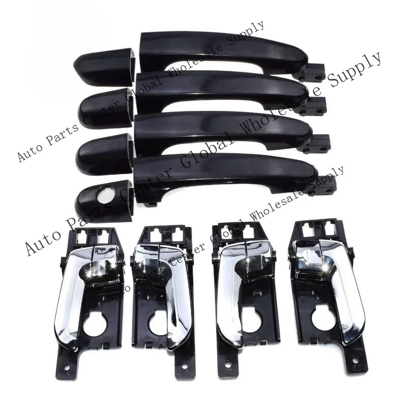 L+ 8Pcs Inside + Outer Door handle Front Rear For 2005-2010 KIA Sportage 826511F000
