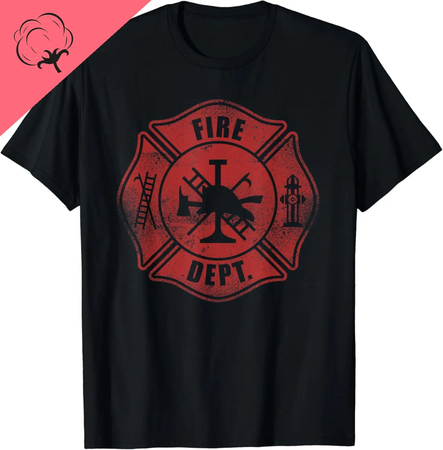 Firefighter Fire Department Fireman T-Shirt Cotton Print Original Design Gifts T-shirts Support Colorado Fires Clothes Tops