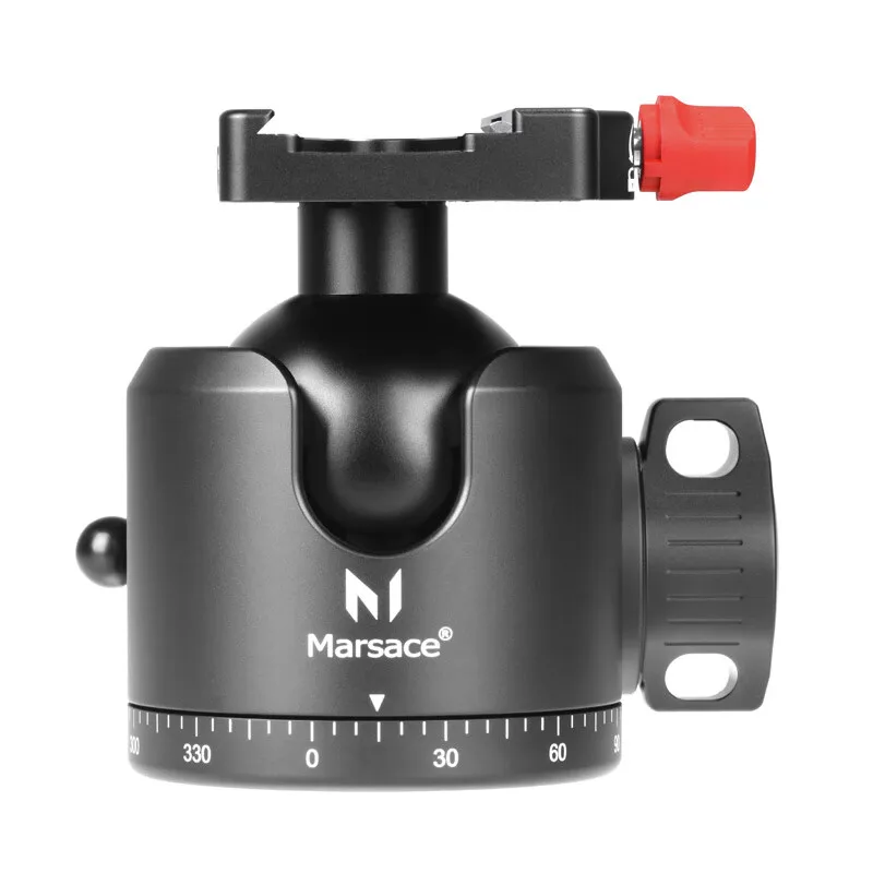 marsace XB-4 Large Ball Head, 64mm Ball, 60kg Load Capacity, Compatible with All Tripods