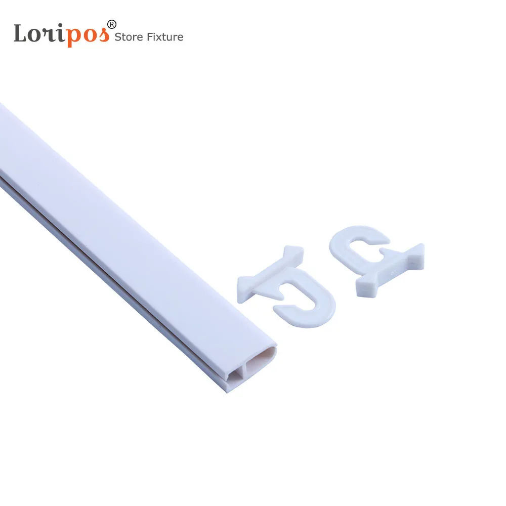 50cm Snap Lock Poster Clamps Rail Retail Store Banner Hangers Suitable For Wall Mounting And Ceiling Suspension  | Loripos