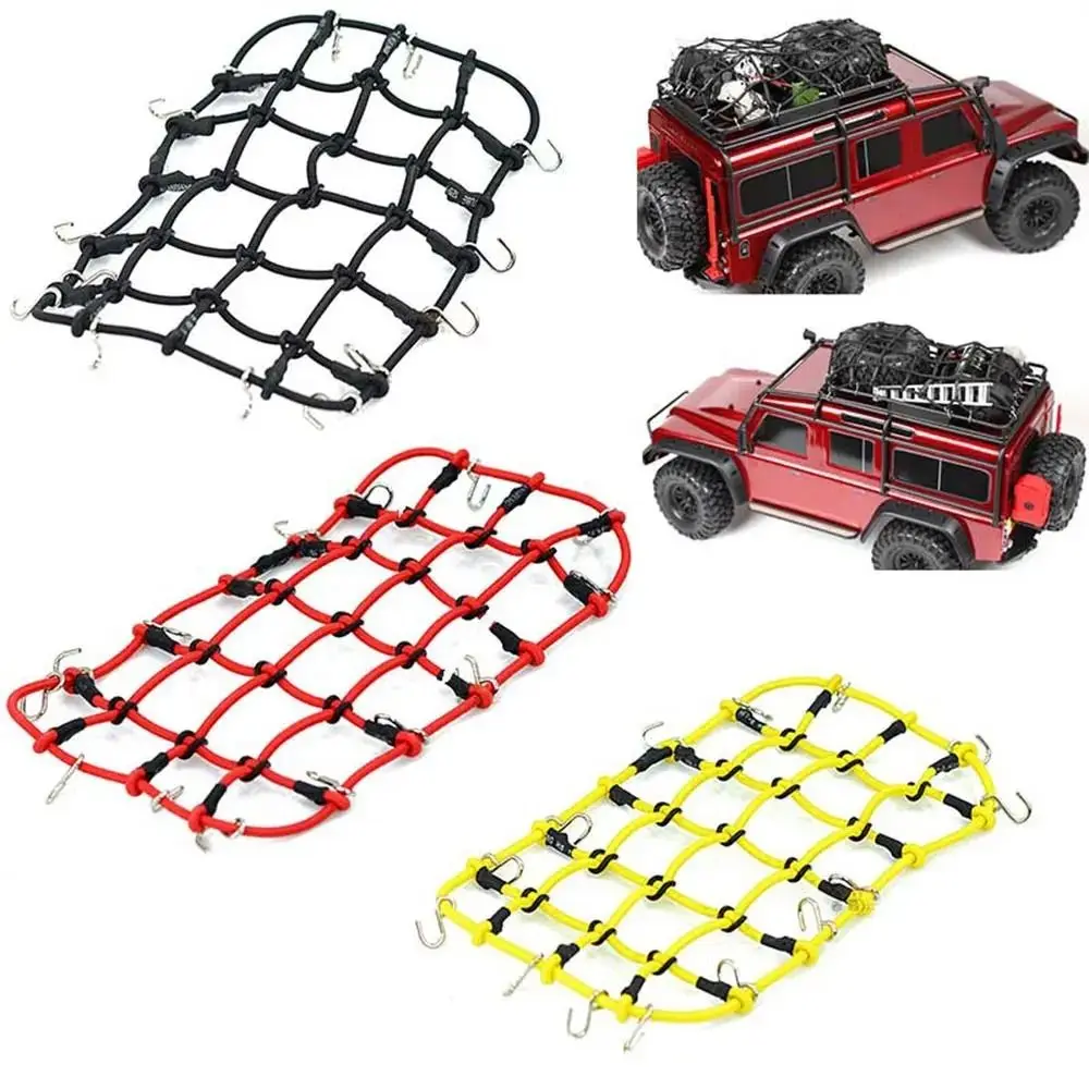 Elastische RC auto-accessoires 3 kleuren Mesh Cover Bagagenet Afstandsbediening Auto-onderdelen Nylon voor 1/10 RC Crawler