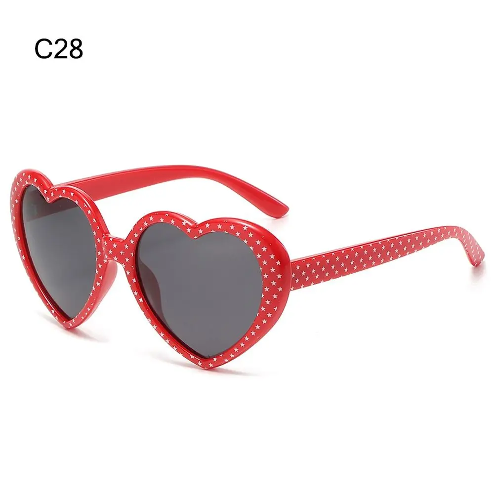 

Trendy Party Beach Polarized Heart Sunglasses Candy Color UV400 Heart Shaped Sun Glasses Love Shaped Shades for Women