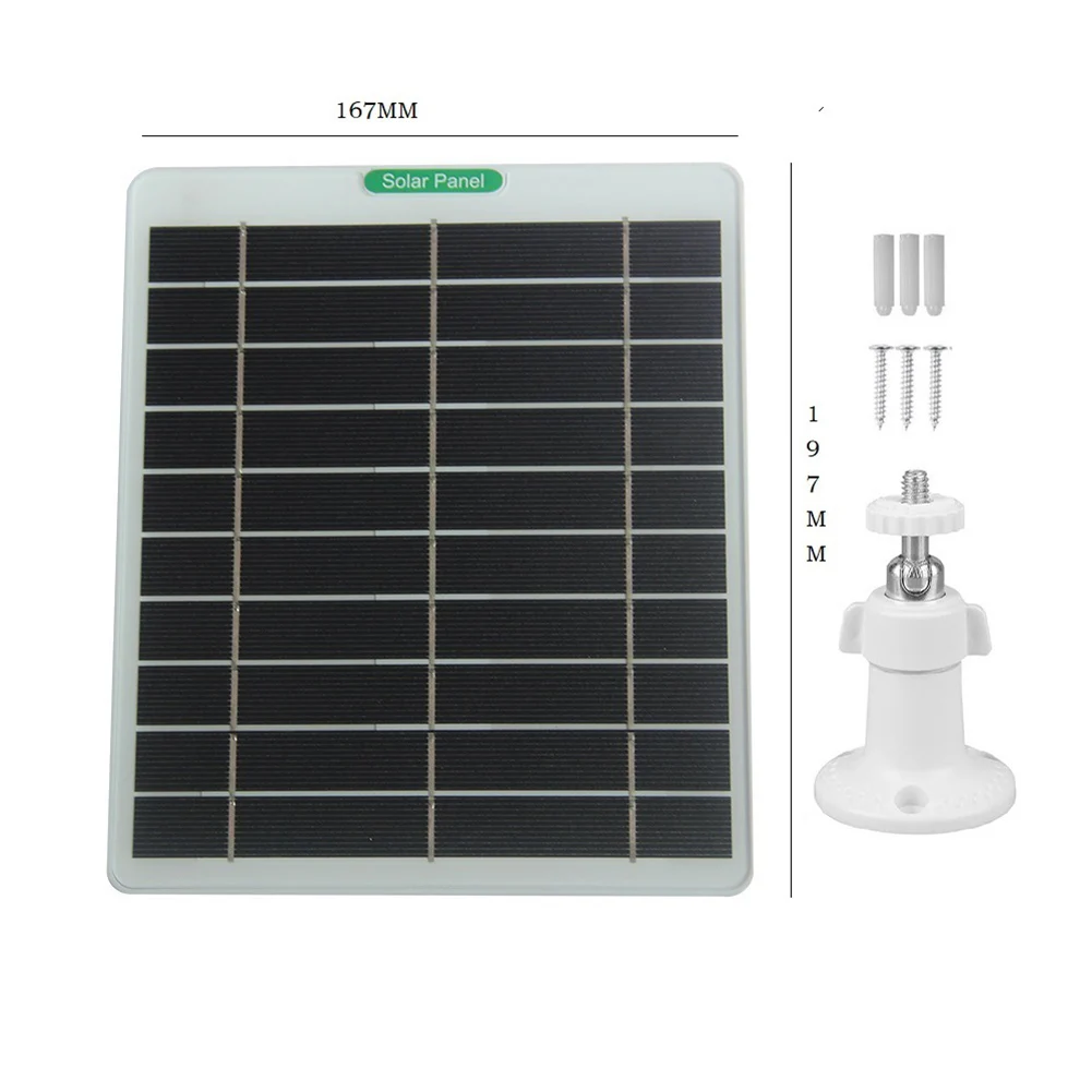 

1pcs 5W 5V Weatherproof Solar Charger For Arlo Ultra Pro 5S Pro Cameras With IP65 Rated With 9.8ft Cable