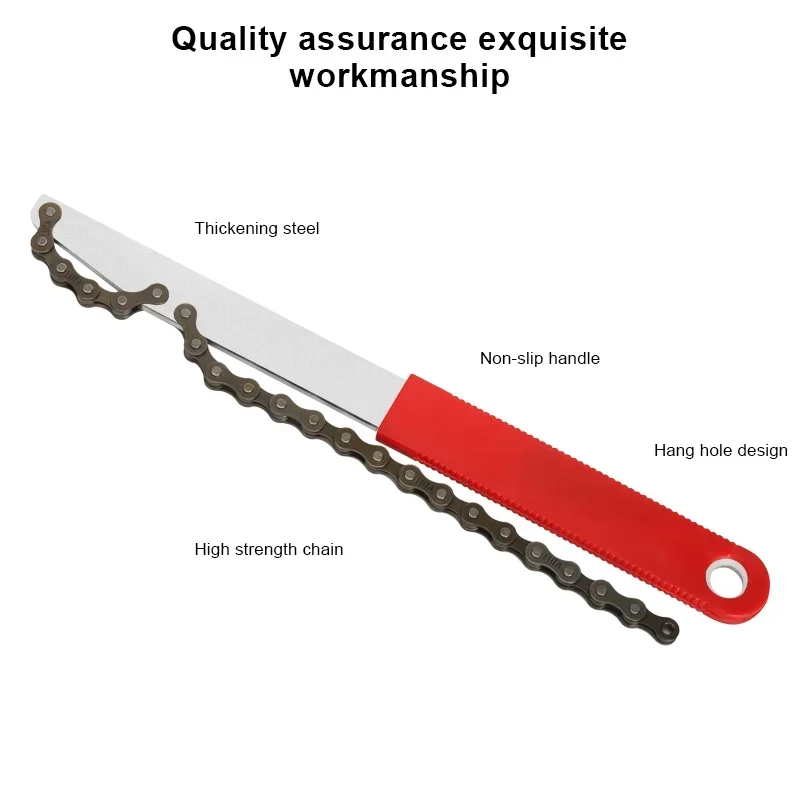Bike Flywheel Removal Tool Kit With Cassette Wrench 12 Teeth MTB Cassette Sprocket Removal Wrench Portable Bicycle Repair Tools