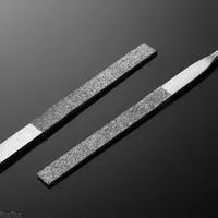 2pcs Diamond File Set DIY Wood Rasp File Needle Jewelry Polishing Tool Metal Stone Grinding Flat Diamond Needle File 4
