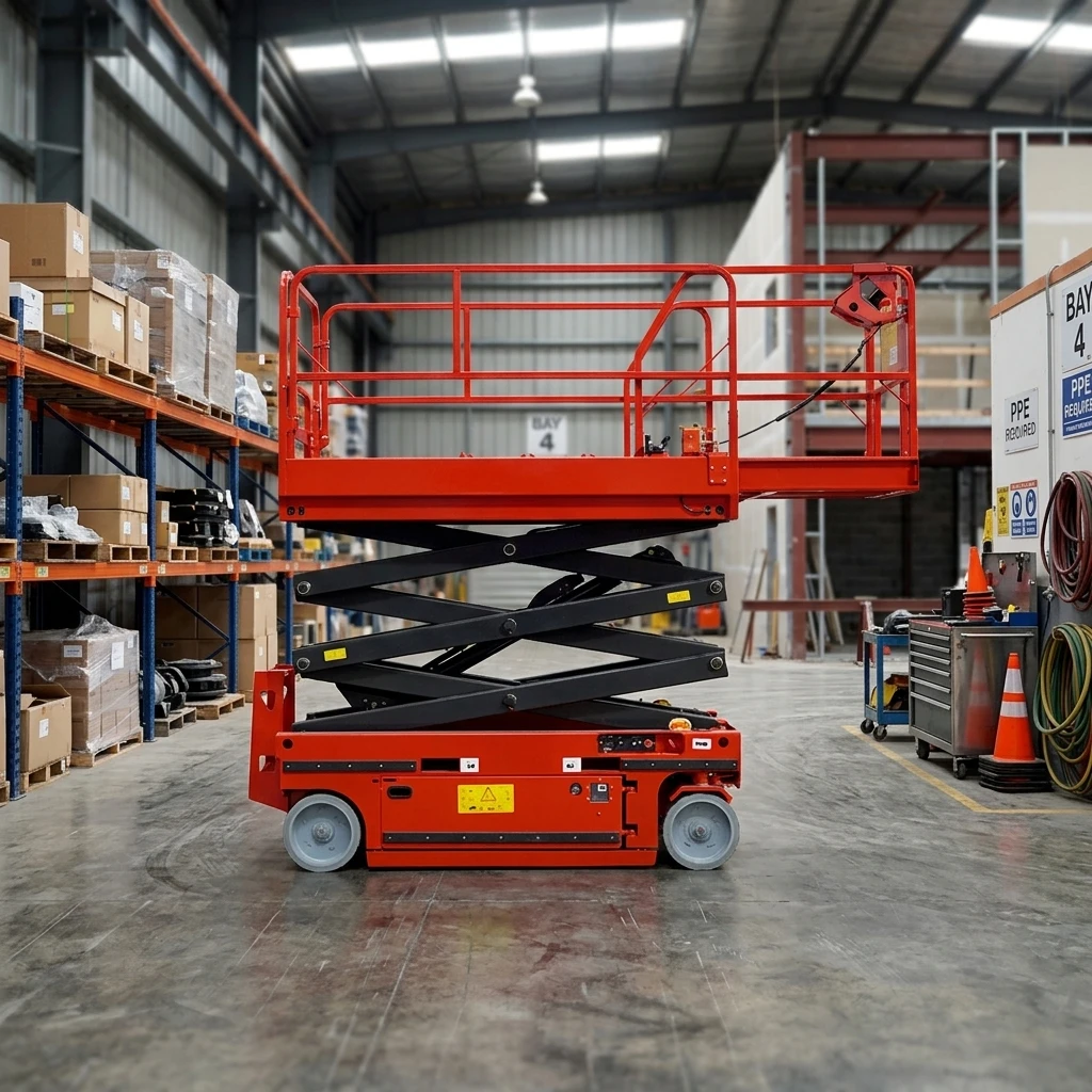 Reliable Fully Automatic Mobile Scissor Lift Hydraulic Self-propelled Work Platform