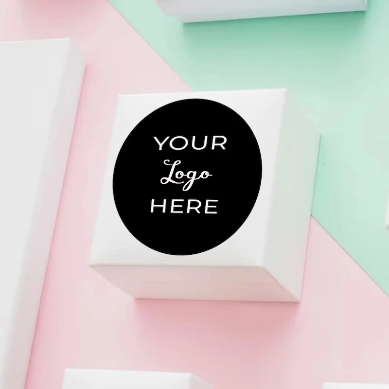 Custom Stickers 500PCS - Personalized with Logo for Wedding, Birthday, Baptism - DIY Your Own Design - Eco-Friendly Waterproof