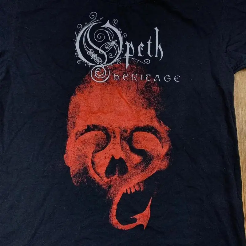 

Черная мужская футболка Opeth Band Heritage S 234XL