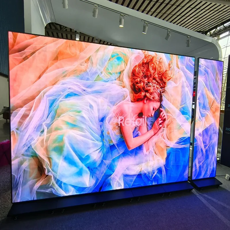 Portable Standing LED Video Poster | HD Advertising Display for Retail Stores, Events & Trade Shows view 4