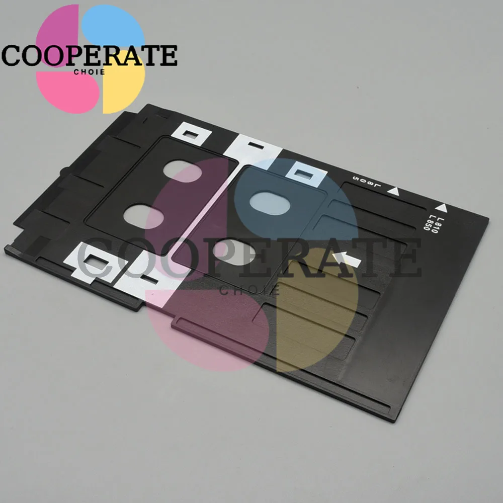 1X PVC ID Card Tray Plastic card Printing Tray support for Epson R260 R265 R270 R280 R290 R380 R390 RX680 T50 T60 A50 P50 L800 L