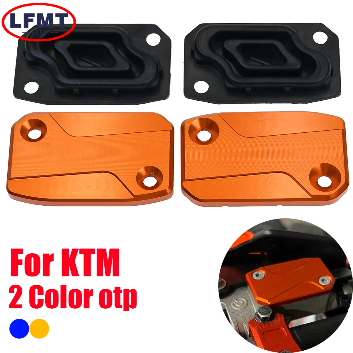 CNC Front Brake And Clutch Fluid Reservoir Cover Cap For KTM EXC XCF XCW SX SXF XC Husqvarna FC FE TE FR 250-450 2021 Dirt bike