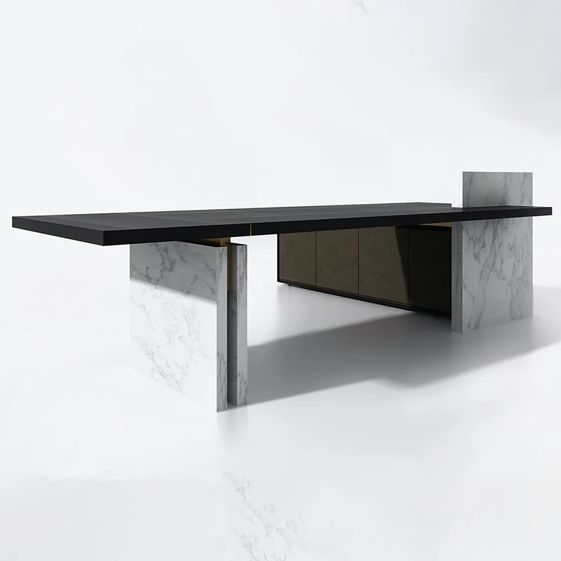 Luxury Executive Ceo Desk Manager Wooden Executive Office Table Desk Elegant Contemporary Modular President Boss Desk