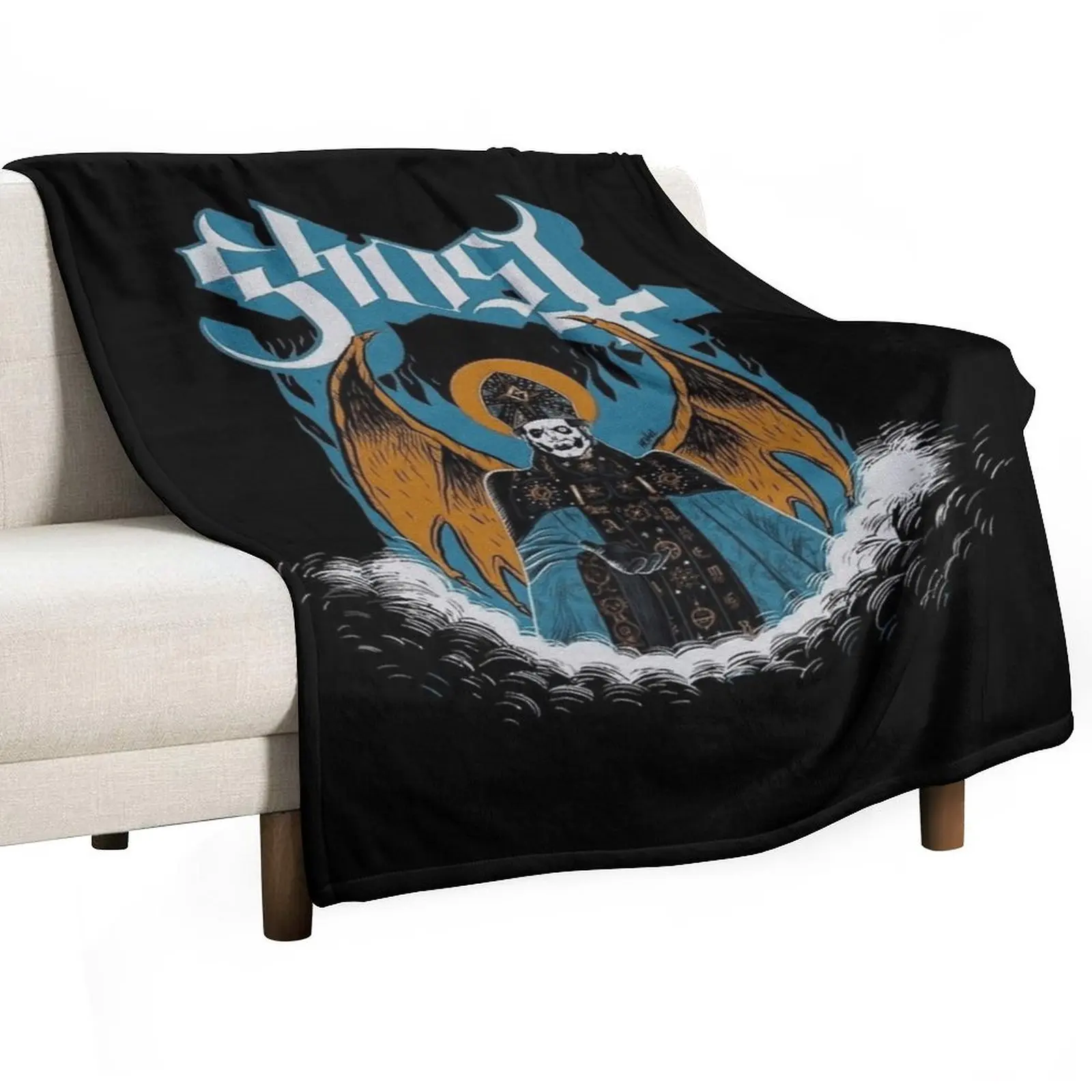 

Papa-Emeritus Throw Blanket Hair Hairy Thin Blankets For Bed Blankets