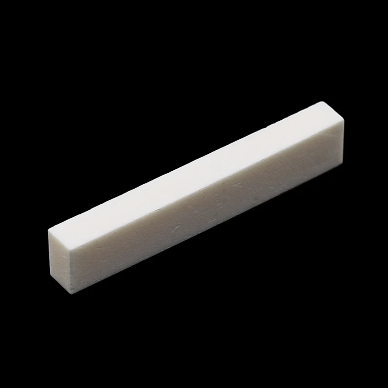 HUATOOL Sattel aus Ochsenknochen für klassische Gitarre, 52 mm x 6 mm x 9 mm, 80 x 10 x 3 mm, aus echtem Ochsenknochen, Saitenhalter – Detail 10