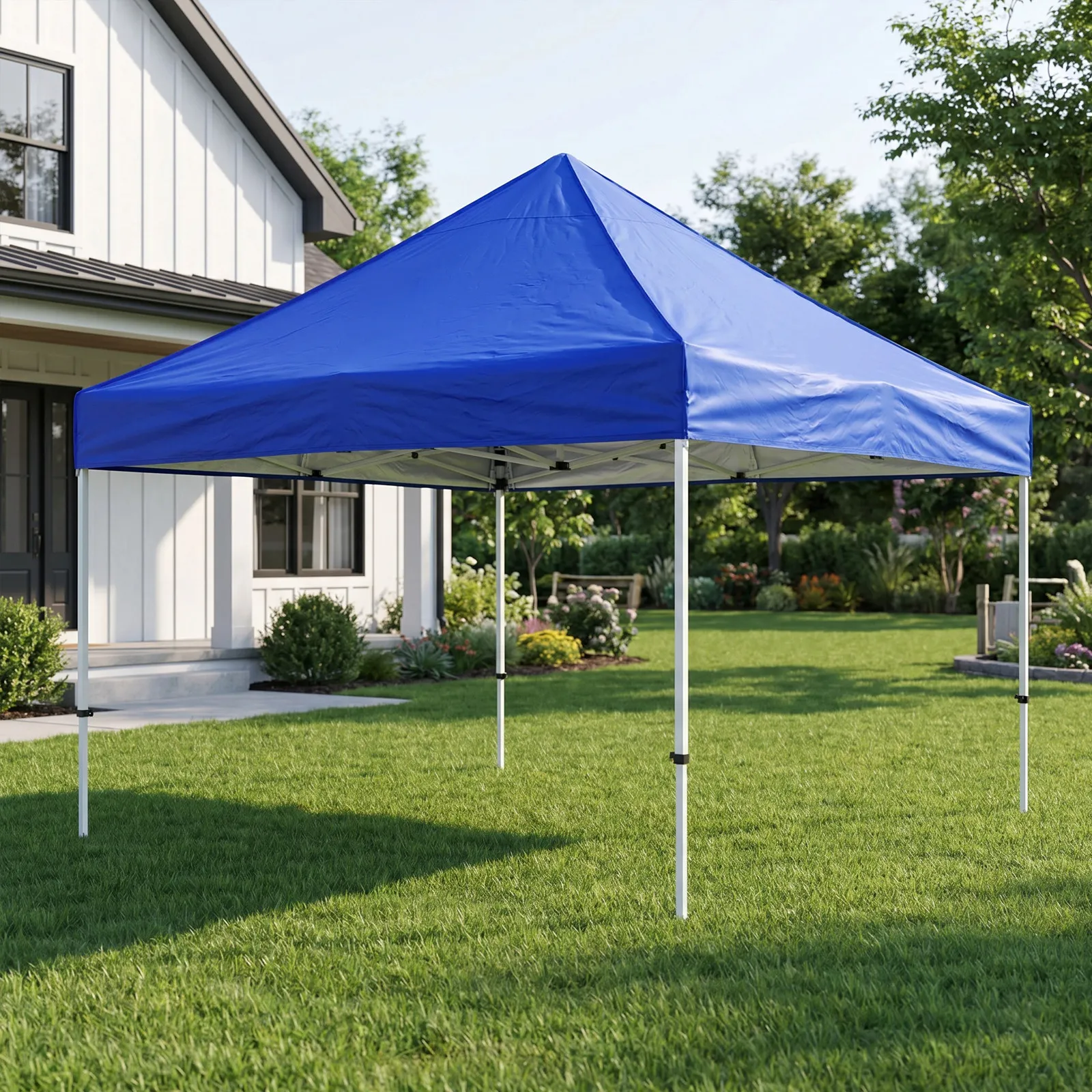 Waterproof Gazebo Canopy Replacement Cover Popup 9.84x9.84ft Uv Resistant Outdoor Tent Top Sunshade for Patio Bbq Camping