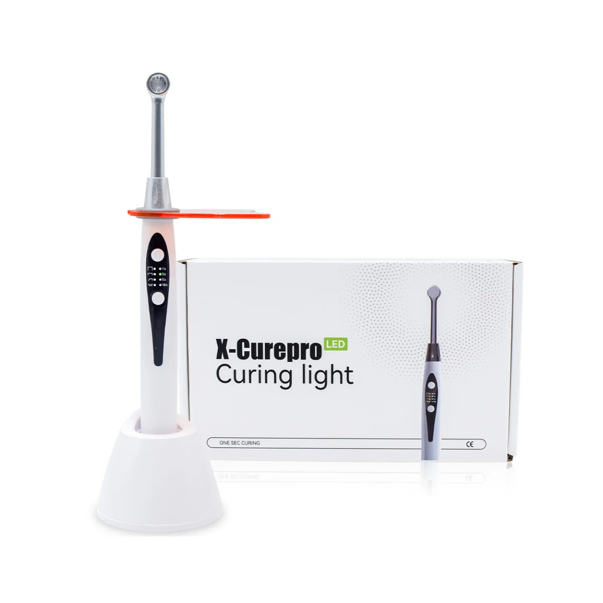 เครื่องฉายแสง LED สำหรับงานทันตกรรม คุณภาพสูง ชาร์จซ้ำได้ สี่โหมดการทำงาน ประสิทธิภาพการบ่มแสงสูง ใช้เวลาเพียงหนึ่งวินาทีสำหรับการรักษาทางทันตกรรม