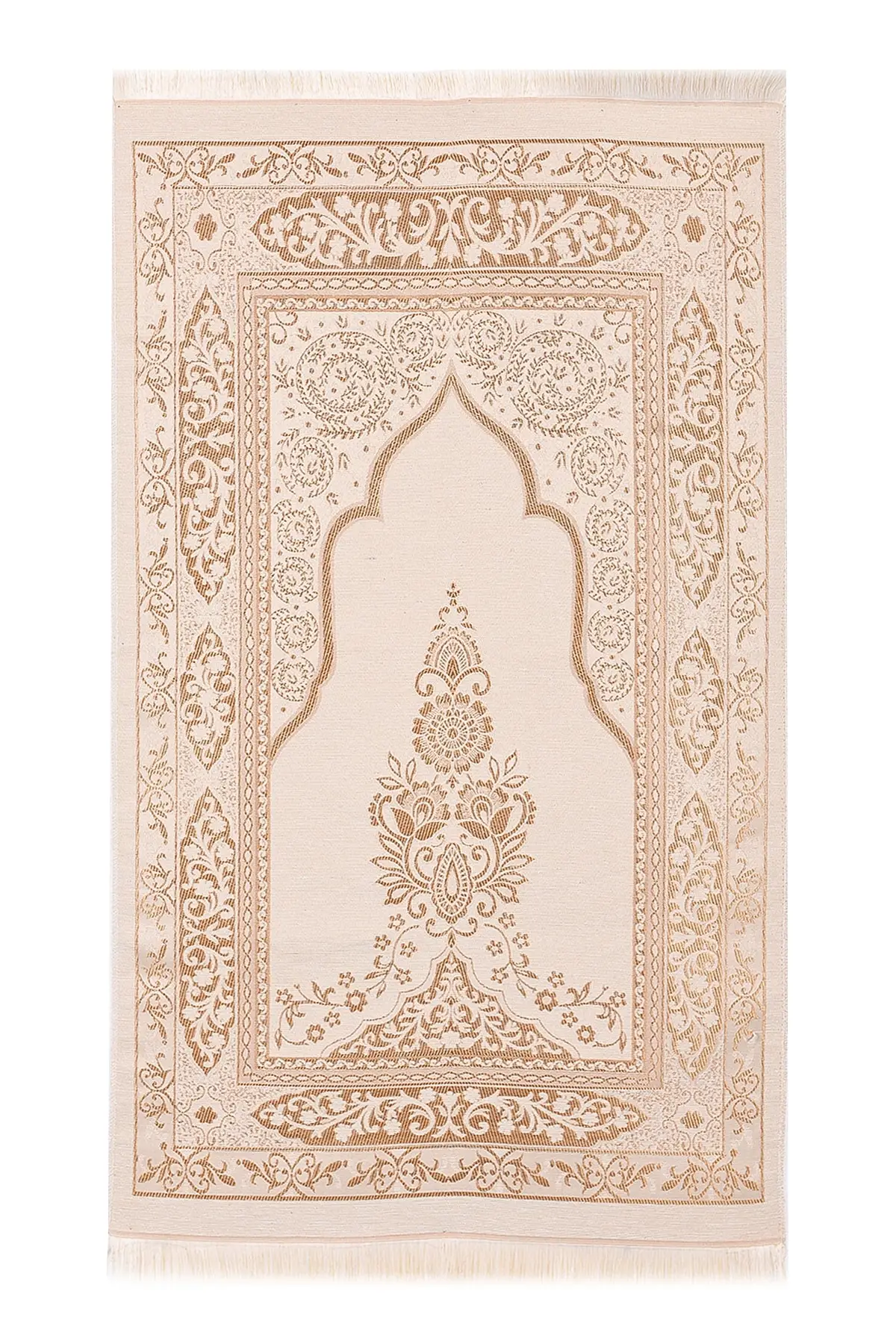 

DOLBOVI cotton prayer Rug & pearl rosary Meditation Rug