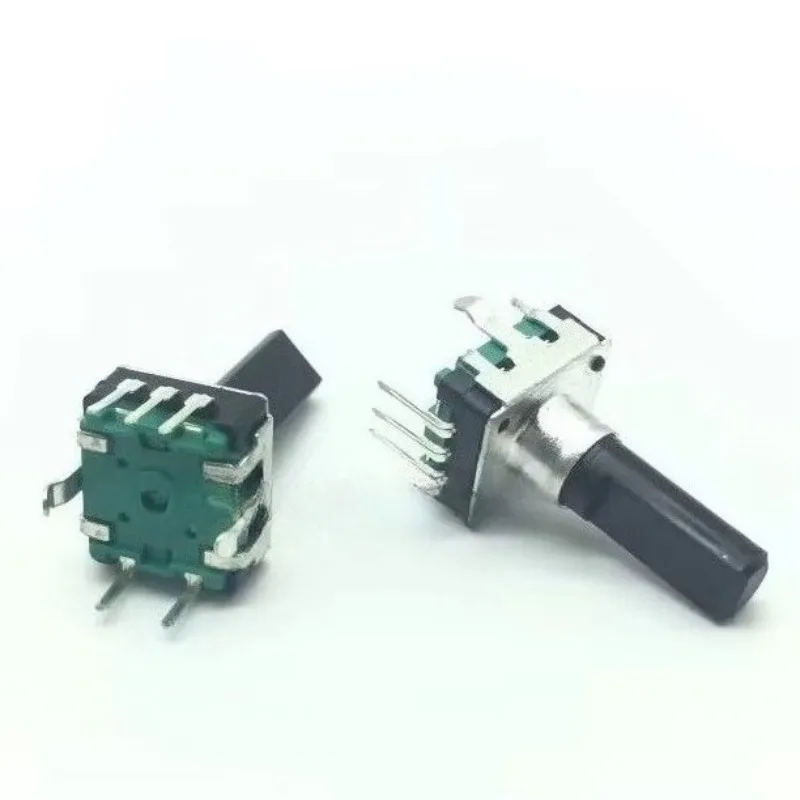 1pc 360 Degree EC12 Rotary Encoder RE12 Audio Encoder Coding 5Pin 24 Position With Push Button Switch Handle 12mm 14mm 19mm