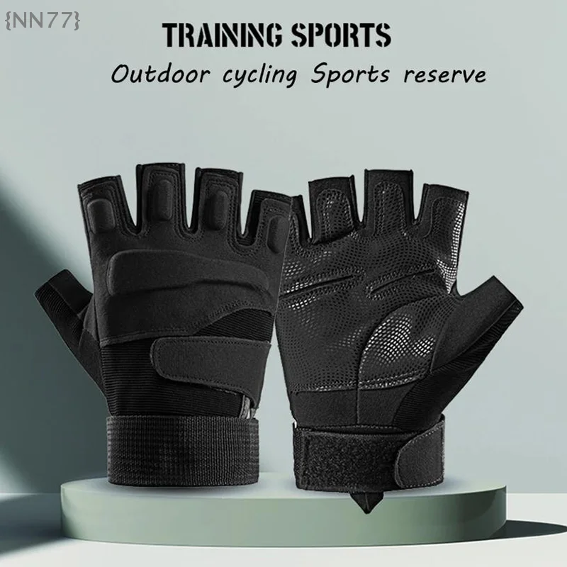 

【NN77-M3】Outdoor Tactical Gloves Sport Gloves Half Finger Men Women Combat Shooting Hunting Fitness Fingerless Gloves