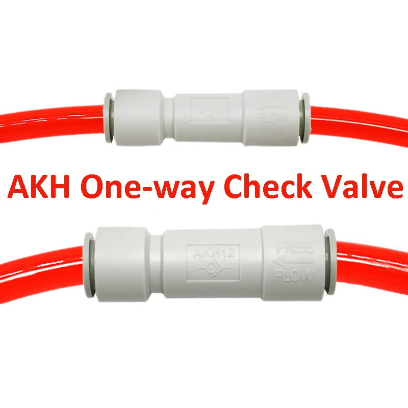 Pneumatic Check Valve One-way Valve CVPU-04/6/8/10/12 Air Pipe Quick Insert Quick Coupling PCVU Reverse Check Valve