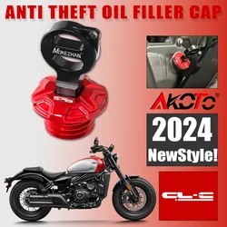 NEW Motorcycles Anti theft Oil Filler Cap Engine Oil Plug Cover For CFMOTO 450CL-C 450CLC 450 CLC CL-C 2024+