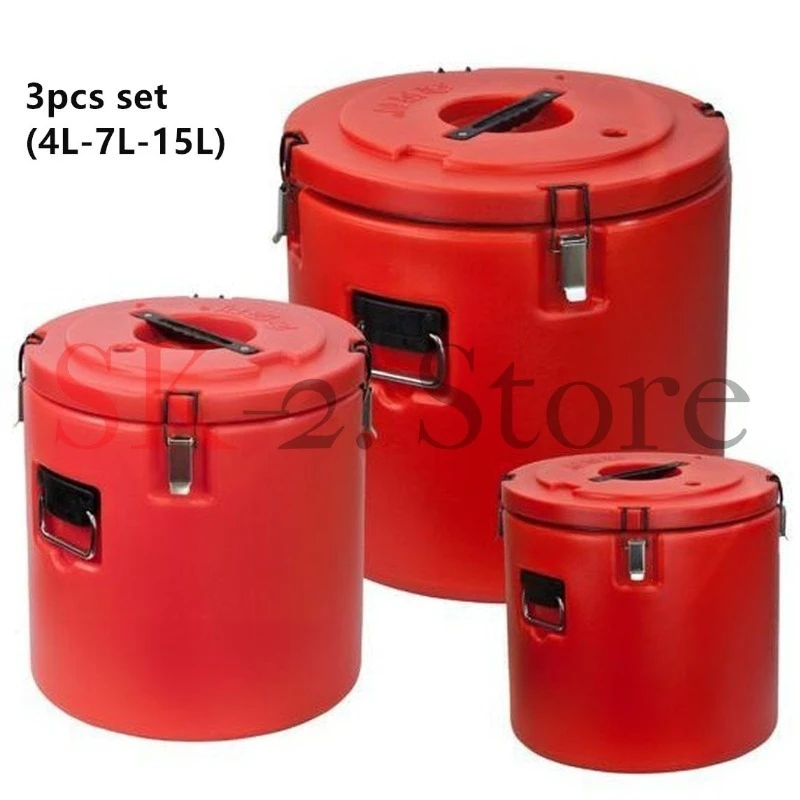 Stainless steel cold incubator steel lid 5pcs set food warmer cooler box