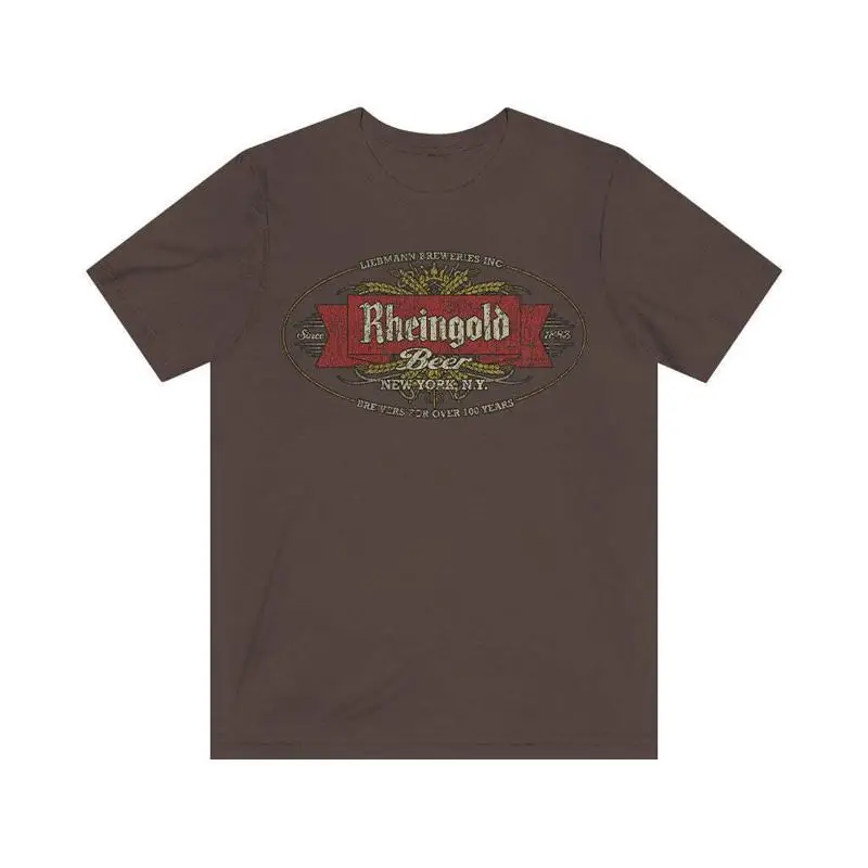 Винтажная мужская футболка Rheingold Extra Dry 1883 Винтажная мужская футболка Rheingold Extra Dry 1883