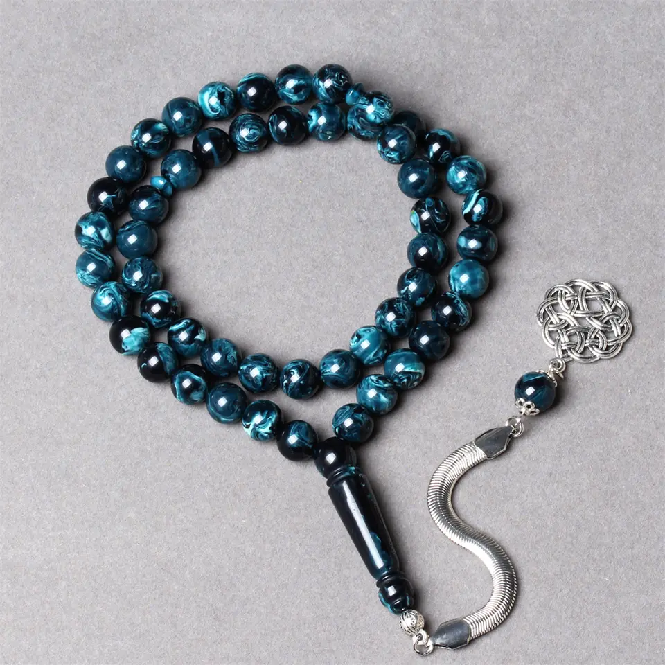 Tasbih الاصطناعي العنبر الراتنج مسلم حبة المسبحة misbaha عيد هدية الإسلامية مسبحة التركية مجوهرات 33 سبحة صلاة سوار
