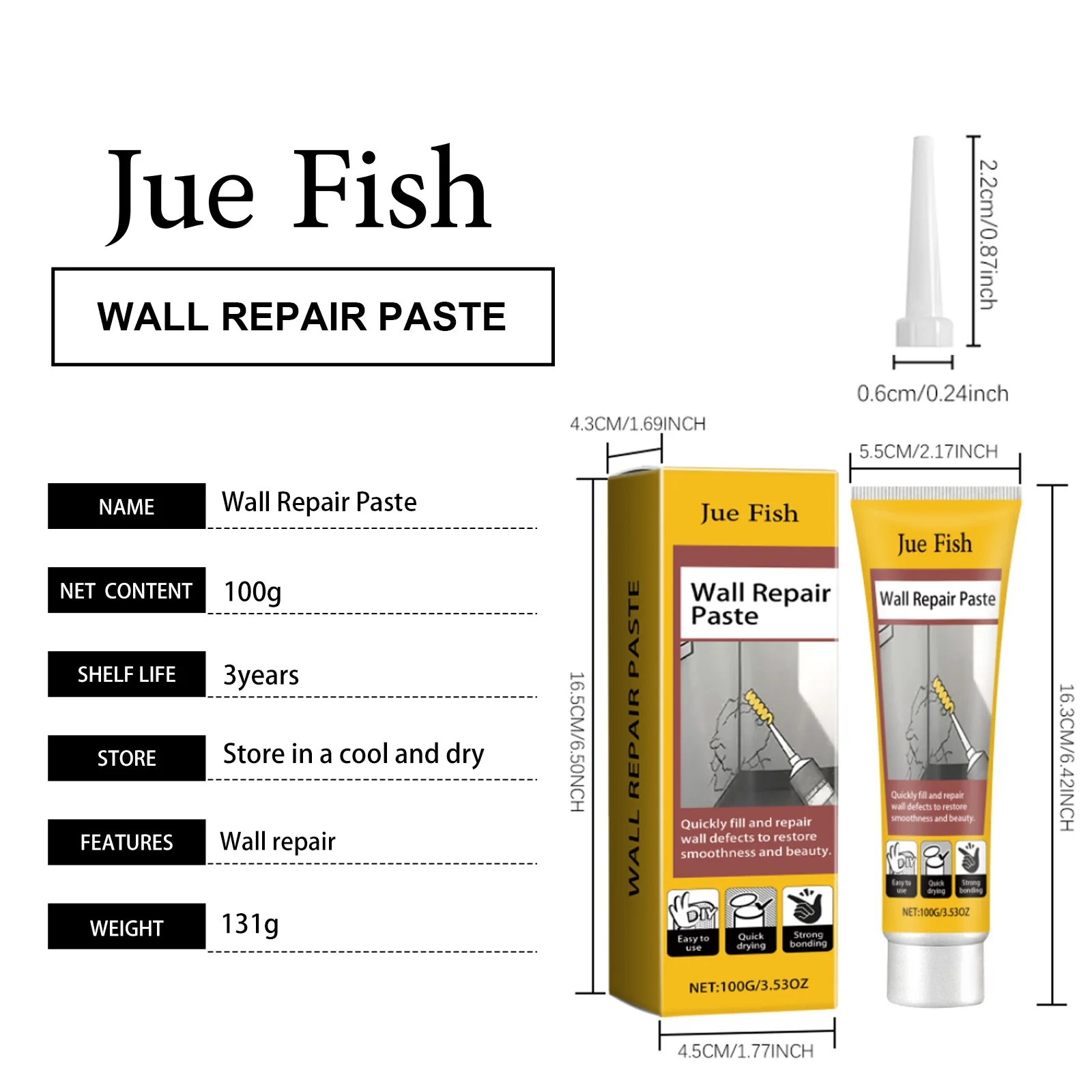 100g Multifunctional กระเบื้องหิน Crack Repair Wall วางกระเบื้องและเคลือบชิปรอยแตก Adhesio อ่างวาง Fix และซ่อมครีม