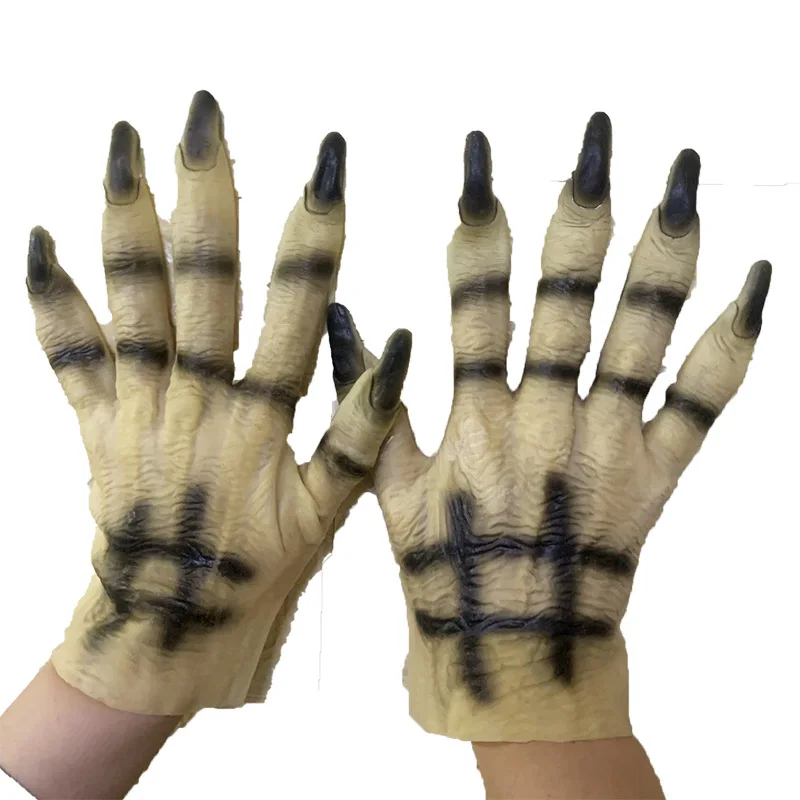 Gants de Fantôme et de Griffe de Loup pour Cosplay, Accessoires de Festival, de Spectacle d'Halloween, d'Horreur, de Monstre Effrayant, SAFVampire