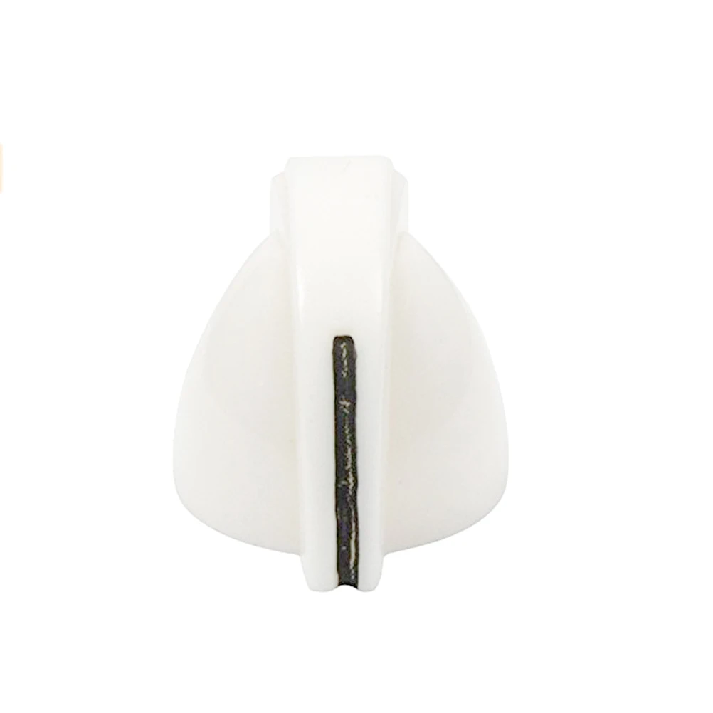 

24 Pcs Potentiometer Knobs Chicken White 6mm Shaft Diameter Fits Split Guitar Bass Amplifier Replacment