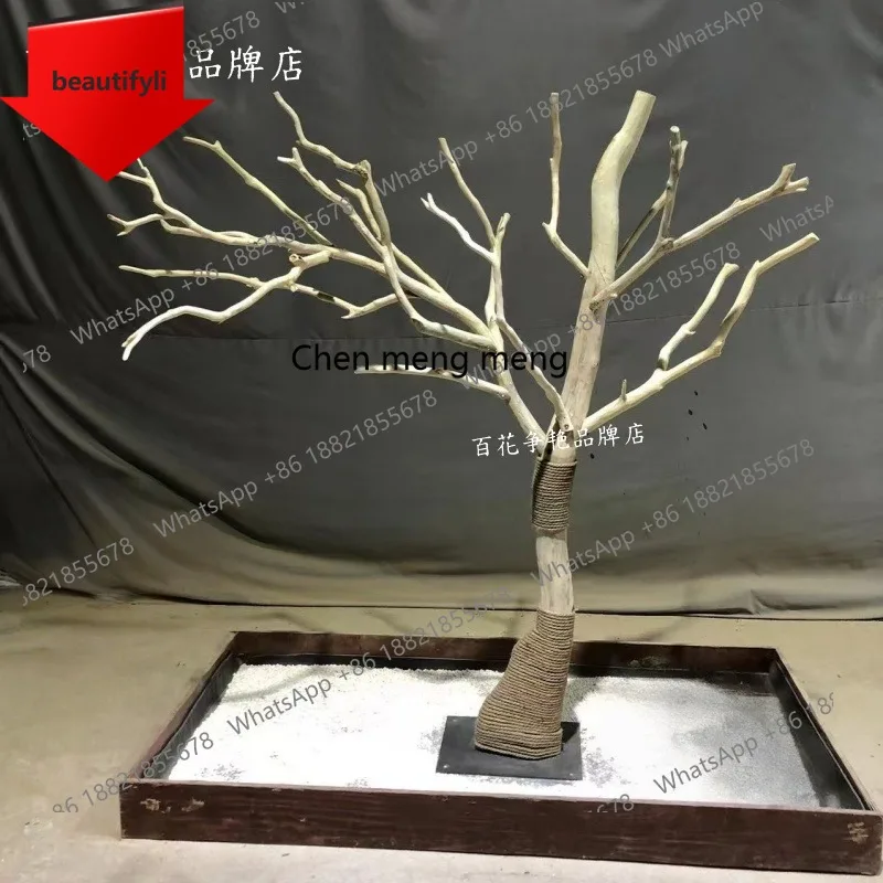 

M07 Simulated white dead tree, fake tree modeling, peeling decoration, floor wishing tree, large