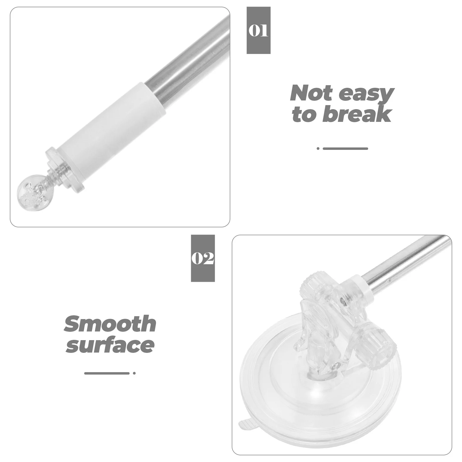 

Stainless Steel Flagpole Holder Suction Cup Car Flag Mount Windproof Durable Metal Flag Pole Stand For Outdoor Use