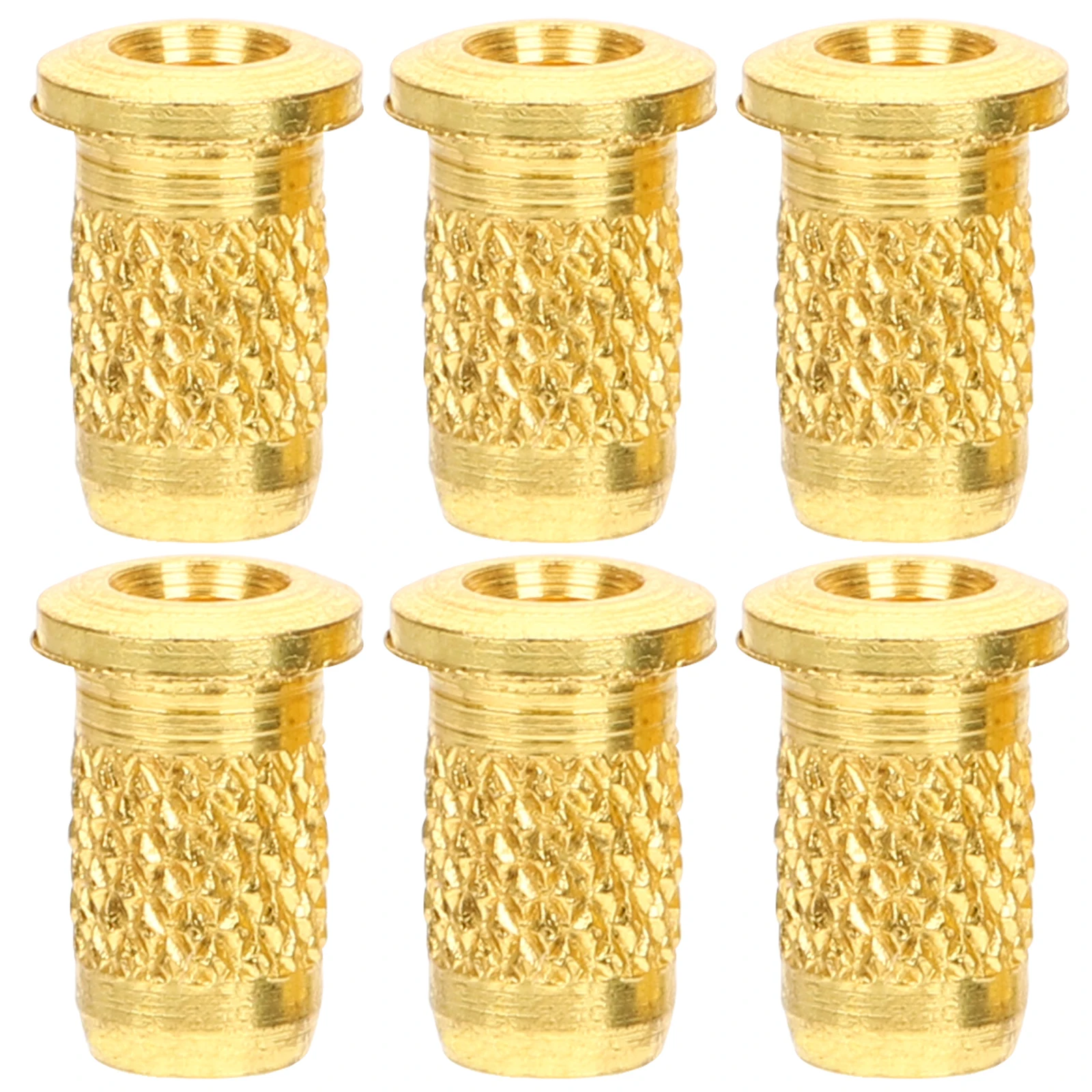 6 Pcs 일렉트릭 기타 스트링 금속 교체 부품은 일렉트릭 용 공명 브리지 테일피스 장착을 향상시킵니다.