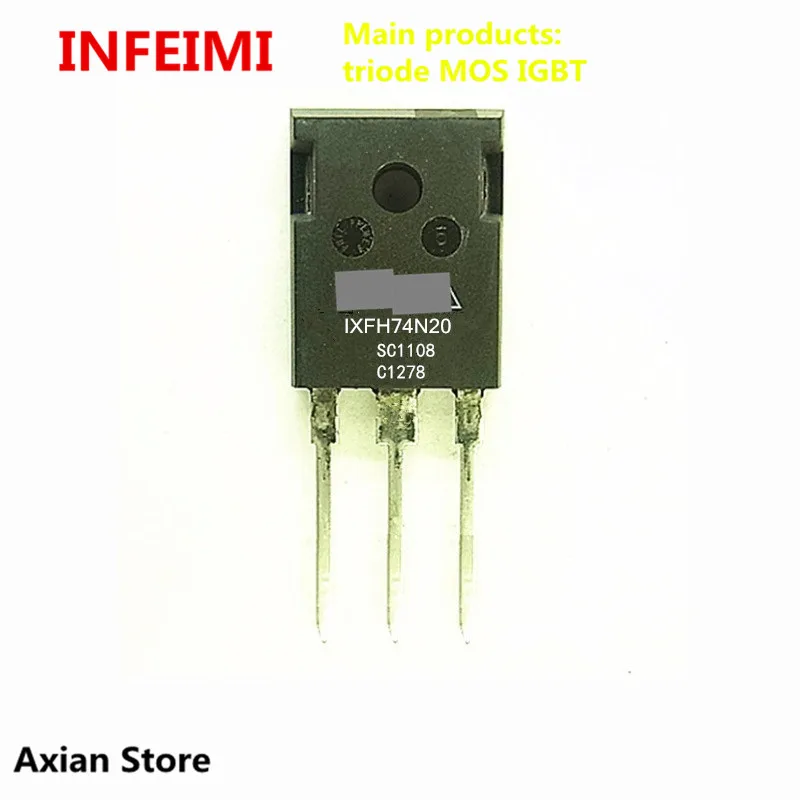 IXFH69N30P IXFH70N15 IXFH74N20 Transistor MOS(5 Chiếc) TO247