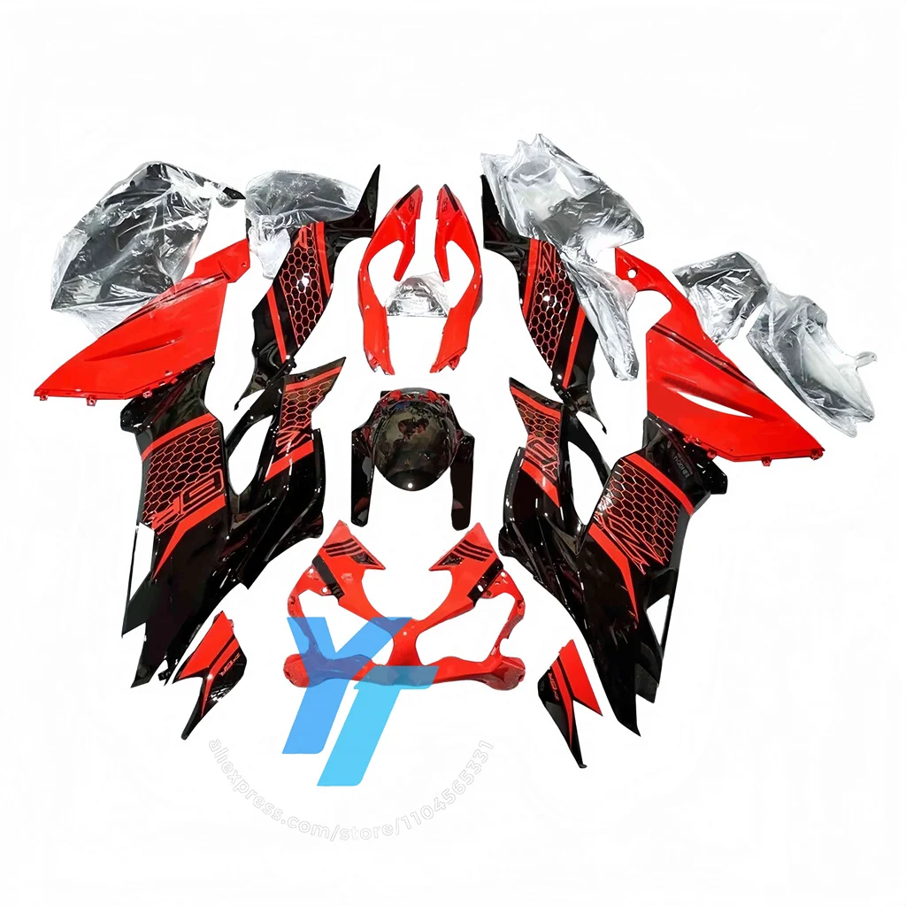 مجموعة القلنسوة هدية لـ KAWASAKI ZX6R 2019-2023 - ABS عالي الكثافة - مقاس 100% - خيارات ألوان متعددة