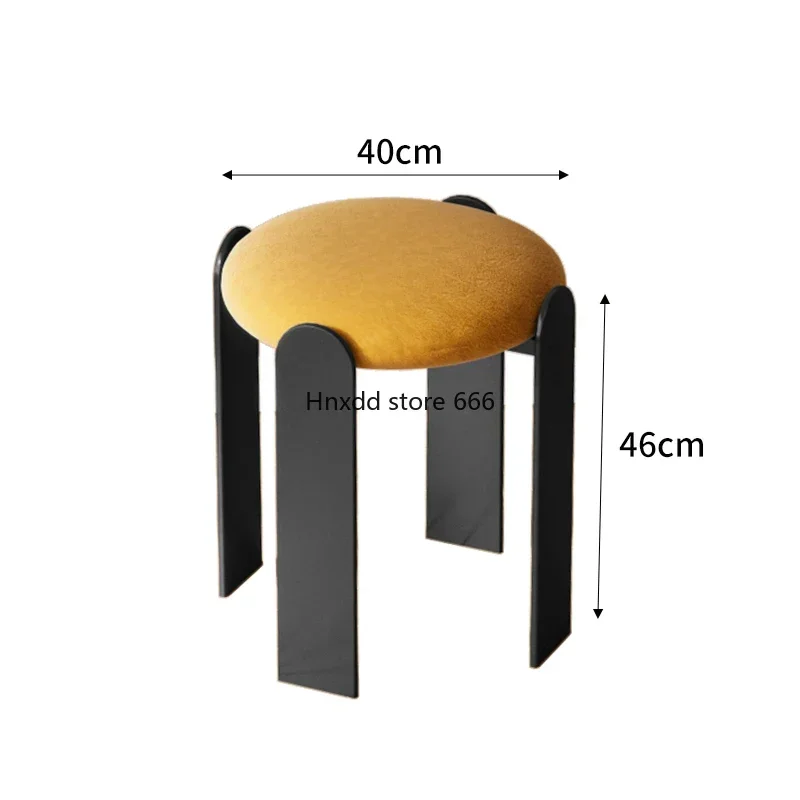 Living room study stool can be stacked small apartment sofa stool dressing makeup stool