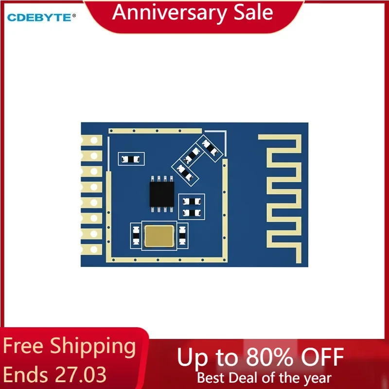 4pcs 2.4G Ci24R1 RF Wireless Module CDEBYTE E01C-2G4M11S 11dBm 100m PCB Antenna SPI Small Size Pin to Pin nRF24L01+