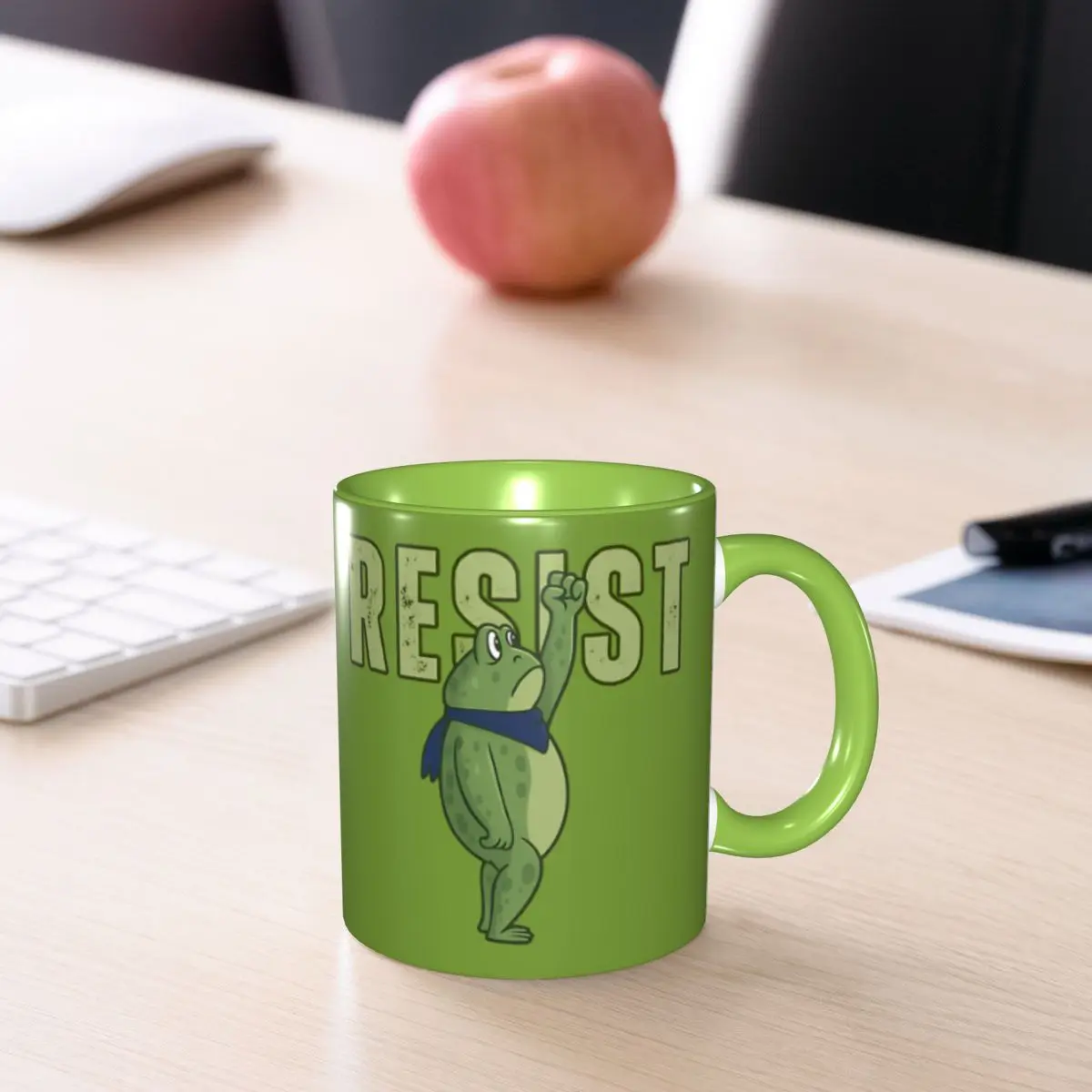 Novelty Portland Frog Protest Resist Portland Frog Protest Resist Coffee Cup Home Mug 6