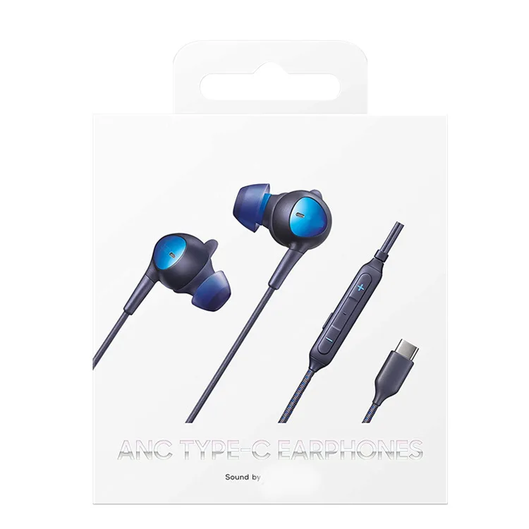 New s20 headphone line-controlled headphone Stereo noise cancelling Type-c and 3.5mm are suitable for a variety of mobile phones