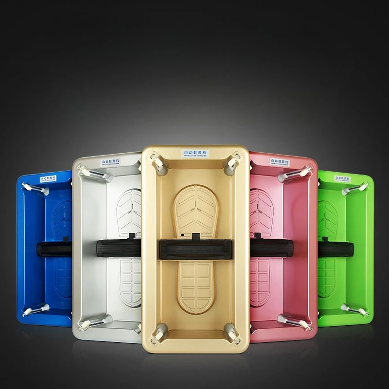 New Automatic Shoe Wearing Machine Home Hands-free Design Universal Disposable Plastic Non-woven Foot Protector Dispenser