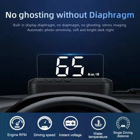 자동차 LCD HUD C100 OBD2 HUD 미러 헤드 업 디스플레이 디지털 속도 알람 타코미터 수온 KM/H MPH 속도계 헤드 업 미터 자동차 LCD HUD C100 OBD2 HUD 미러 헤드 업 디스플레이 디지털 속도 알람 타코미터 수온 KM/H MPH 속도계 헤드 업 미터