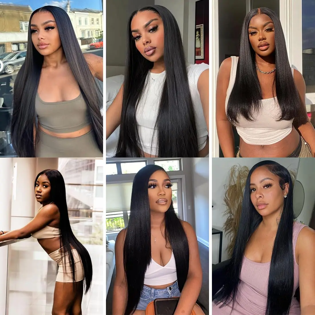 Straight Human Hair Bundles 100% Unprocessed Brazilian Raw Virgin Human Hair Bundles 14 16 18 Inch Straight Bundles Human Hair