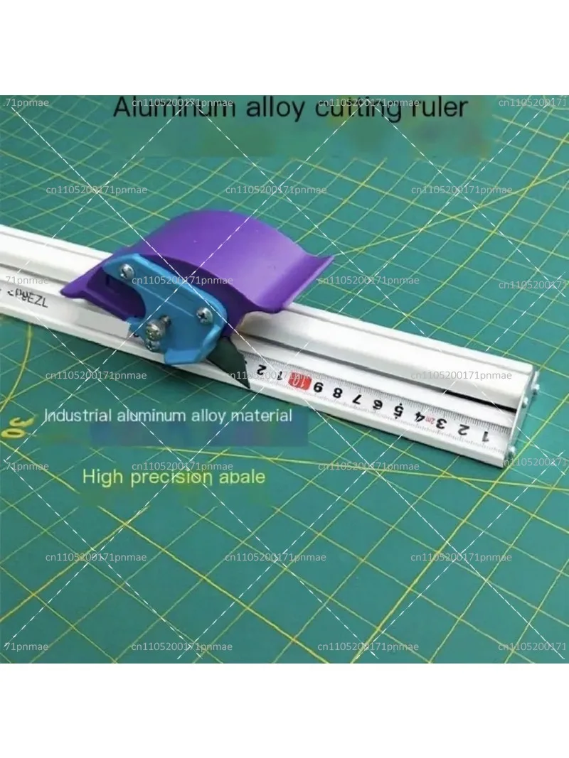 Manual Sliding Trimmer Cutter with Ruler for Photo Paper, PET, Adhesive Sticker, Cardstock Cutting