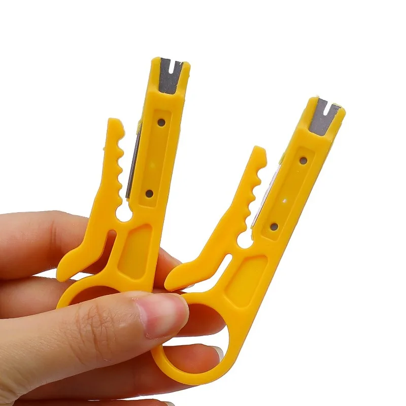 10/1PCS Mini Pelacables Portátil Multifuncional, Cortador de Cables, Alicates Crimpadores, Herramienta de Corte, Herramientas Manuales para Perforar Cables