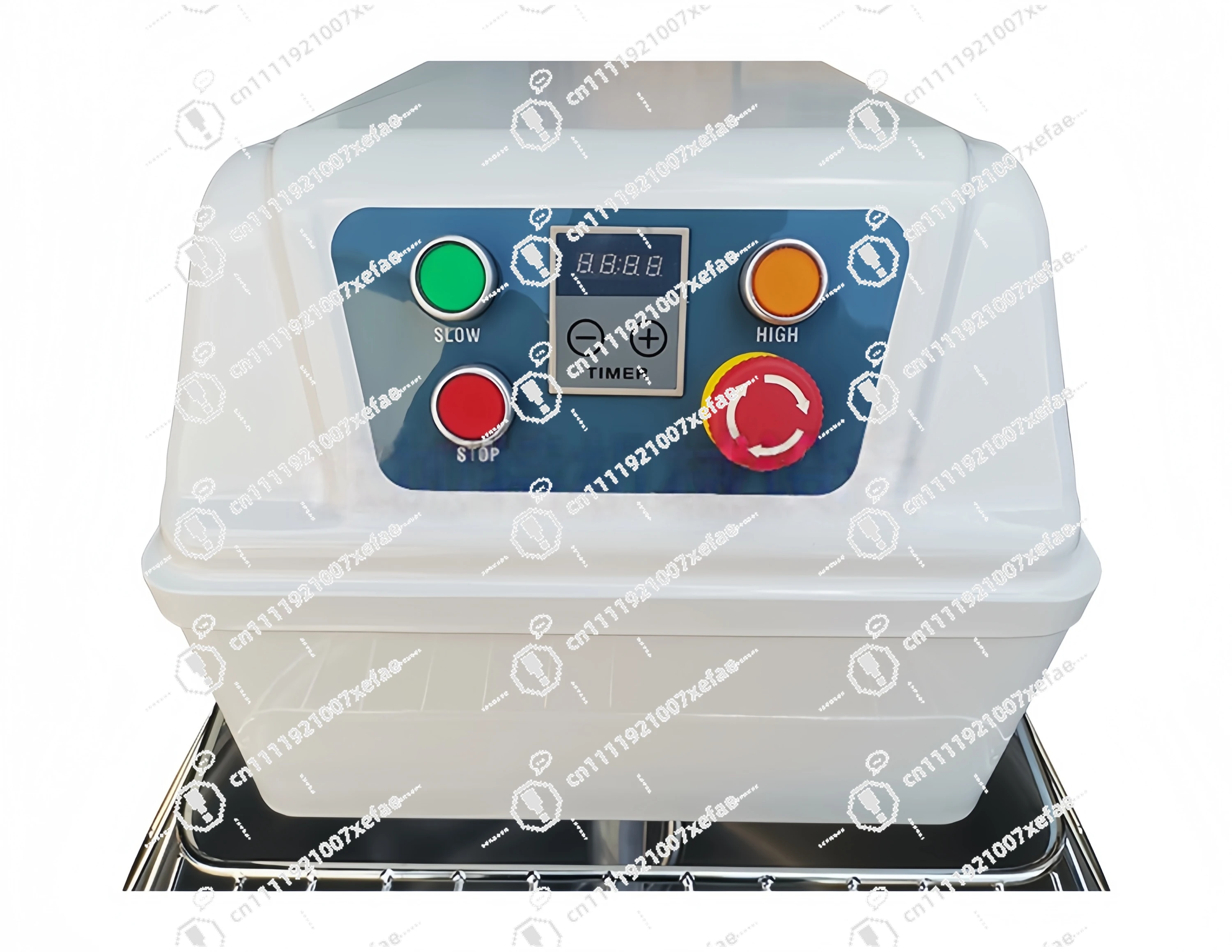 Commercial Spiral Dough Mixer 50L Stainless Steel Bowl, Two Speed, Suitable for Noodle Bread Dough Making