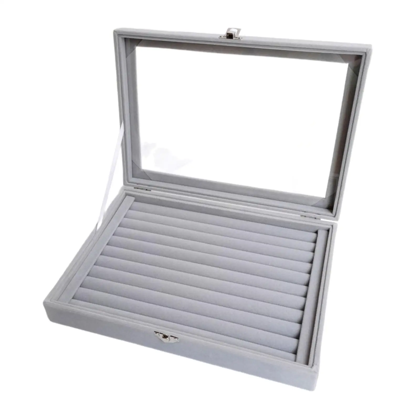 

10 Slots Rings Organiser Box Jewelry Storage Organizer for Earrings Bracelets