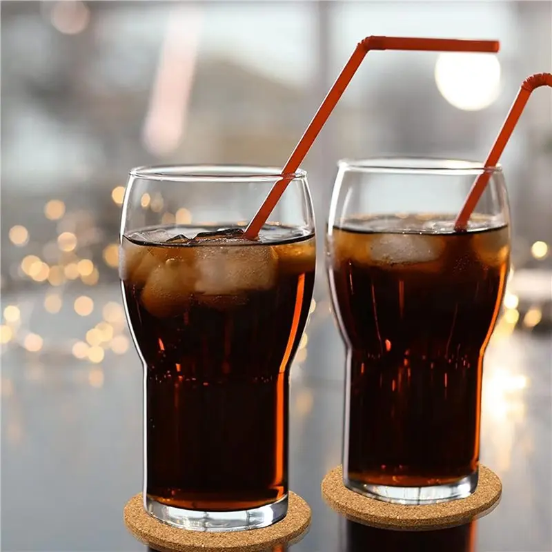 AS94-Cork Coasters Set Of 150- 3.5In Round,Eco-Friendly Drink Pads For Home,Office,Bar,Perfect For Coffee Tables,Desks & More